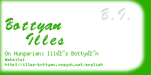 bottyan illes business card